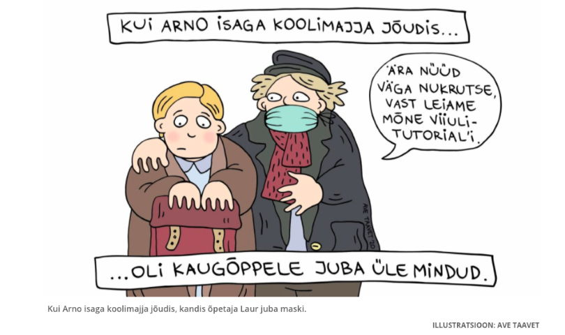 Ave Taaveti karikatuur